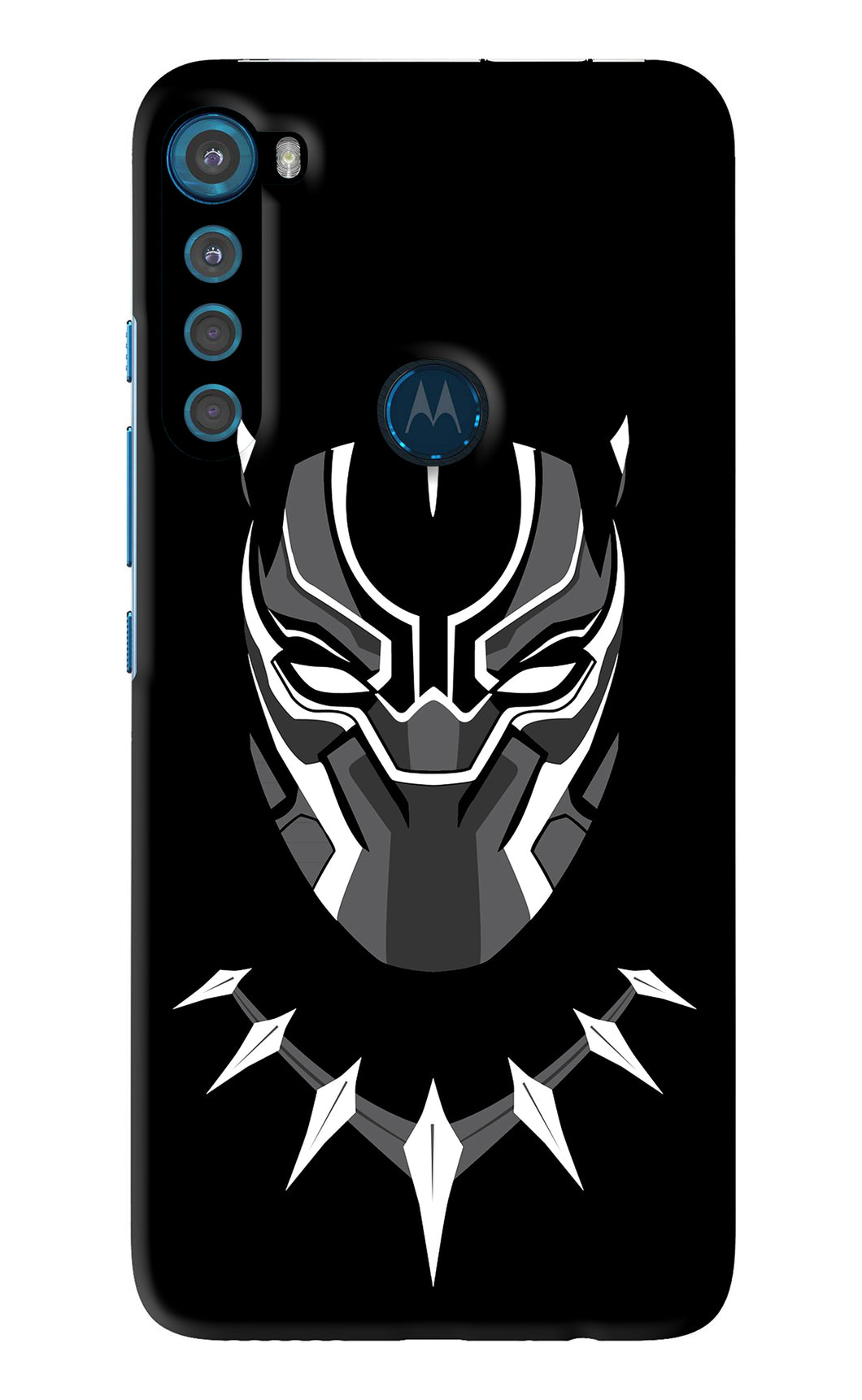 Black Panther Motorola Moto One Fusion Plus Back Skin Wrap