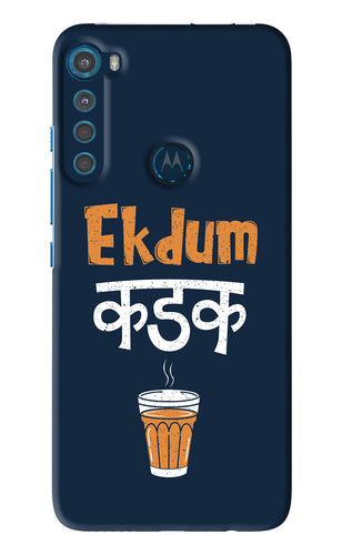 Ekdum Kadak Chai Motorola Moto One Fusion Plus Back Skin Wrap