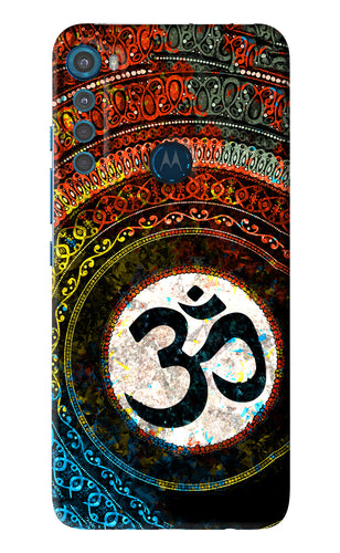 Om Cultural Motorola Moto One Fusion Plus Back Skin Wrap