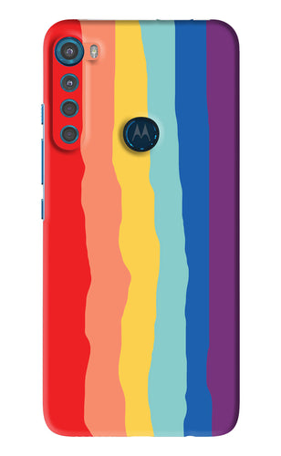 Rainbow Motorola Moto One Fusion Plus Back Skin Wrap