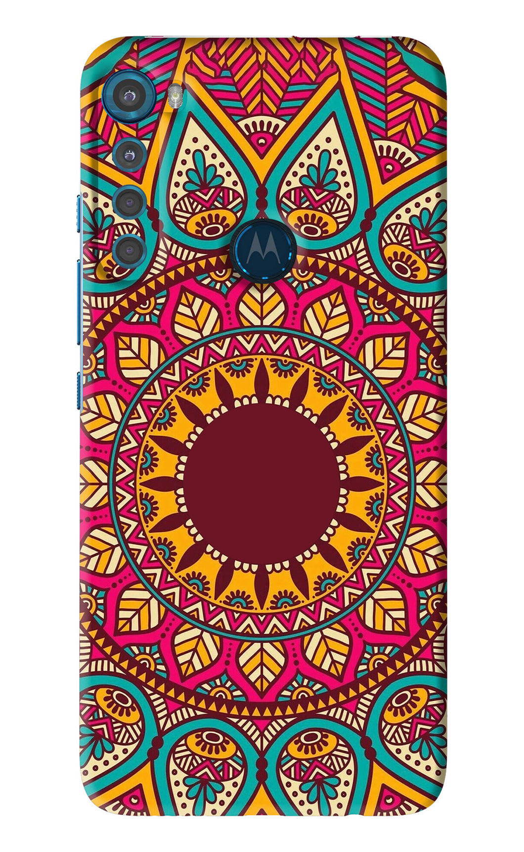 Mandala Pattern 1 Motorola Moto One Fusion Plus Back Skin Wrap