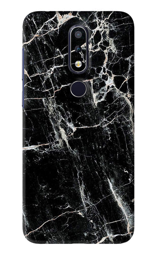 Black Marble Texture 1 Nokia 6 2017 Back Skin Wrap