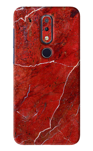 Red Marble Design Nokia 6 2017 Back Skin Wrap