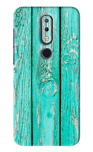 Blue Wood Nokia 6 2017 Back Skin Wrap