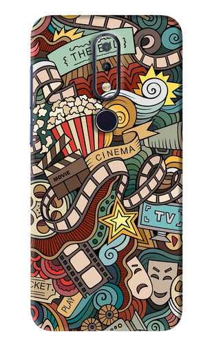 Cinema Abstract Nokia 6 2017 Back Skin Wrap