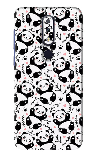 Cute Panda Nokia 6 2017 Back Skin Wrap