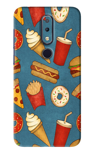 Foodie Nokia 6 2017 Back Skin Wrap