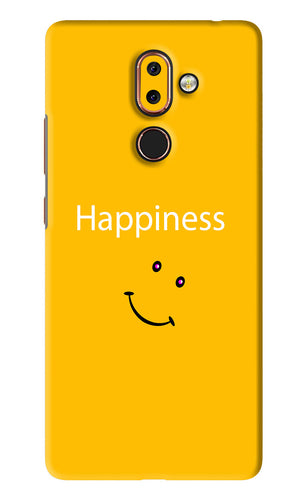 Happiness With Smiley Nokia 7 Plus Back Skin Wrap