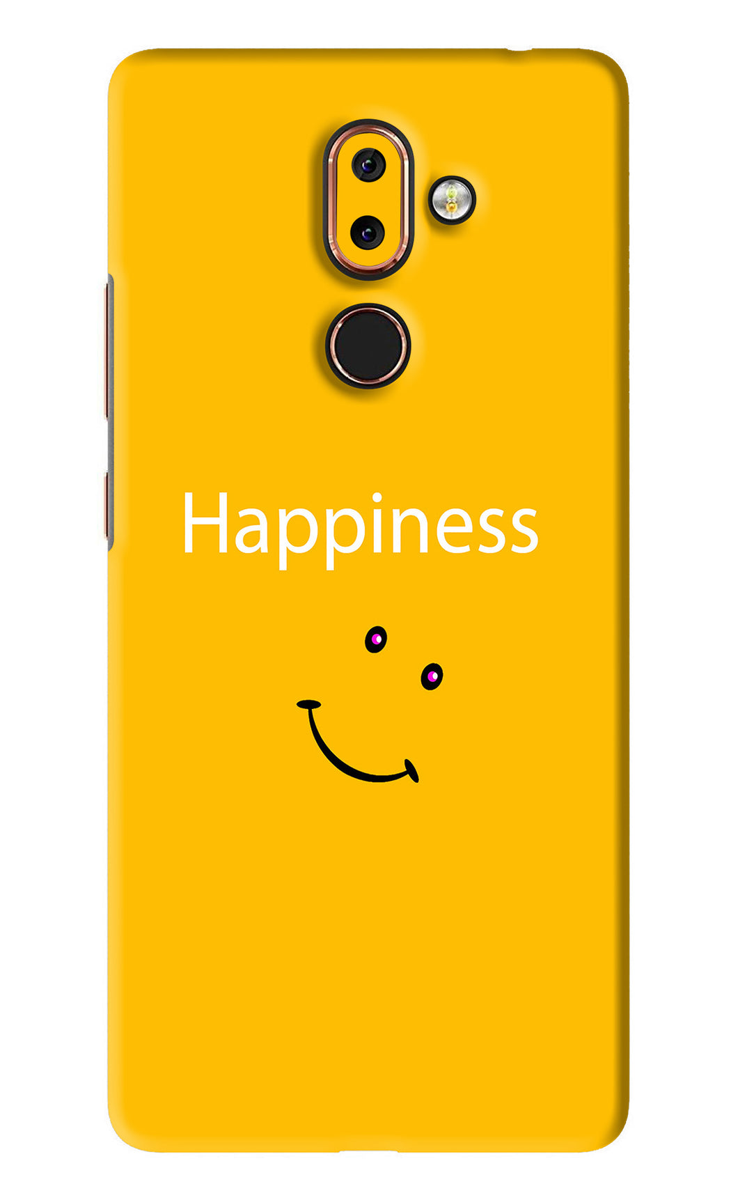 Happiness With Smiley Nokia 7 Plus Back Skin Wrap