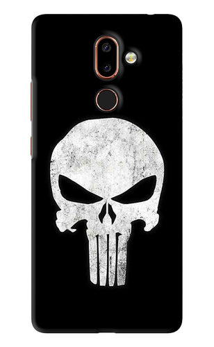 Punisher Skull Nokia 7 Plus Back Skin Wrap