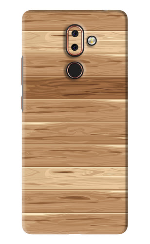 Wooden Vector Nokia 7 Plus Back Skin Wrap
