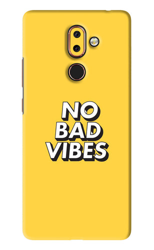 No Bad Vibes Nokia 7 Plus Back Skin Wrap