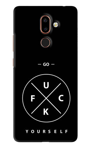 Go Fuck Yourself Nokia 7 Plus Back Skin Wrap