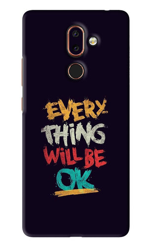 Everything Will Be Ok Nokia 7 Plus Back Skin Wrap