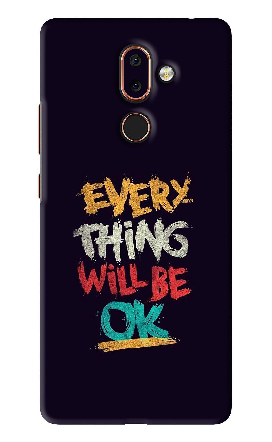 Everything Will Be Ok Nokia 7 Plus Back Skin Wrap