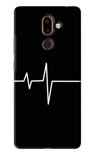 Heart Beats Nokia 7 Plus Back Skin Wrap