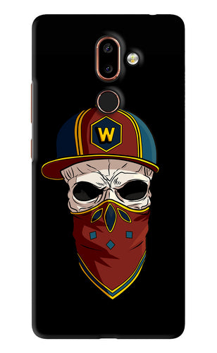 Skull Nokia 7 Plus Back Skin Wrap