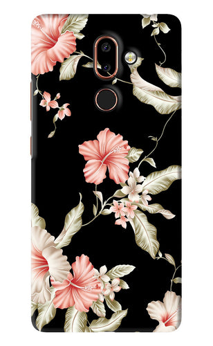 Flowers 2 Nokia 7 Plus Back Skin Wrap