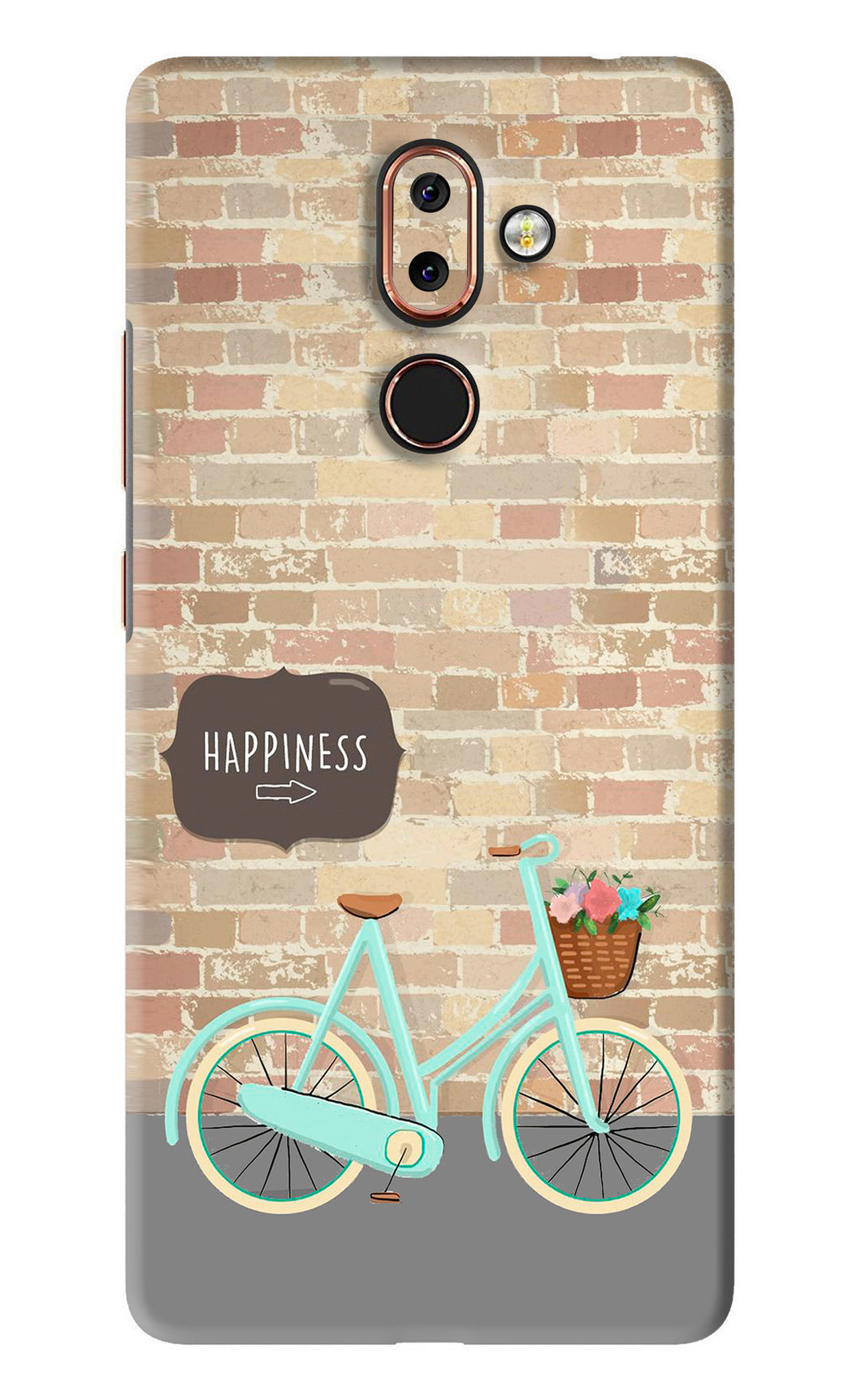 Happiness Artwork Nokia 7 Plus Back Skin Wrap