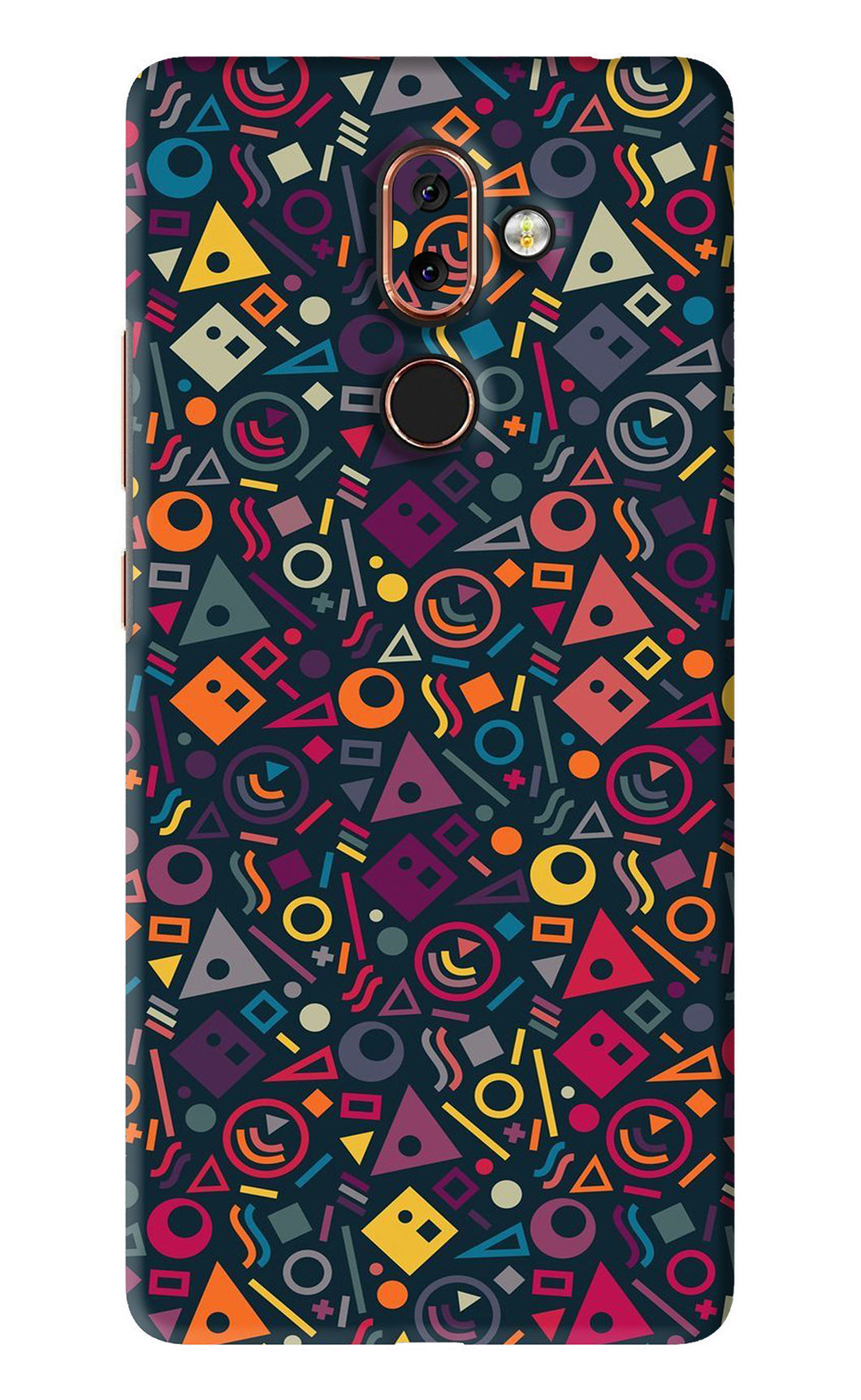 Geometric Abstract Nokia 7 Plus Back Skin Wrap