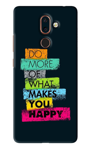 Do More Of What Makes You Happy Nokia 7 Plus Back Skin Wrap