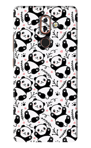 Cute Panda Nokia 7 Plus Back Skin Wrap
