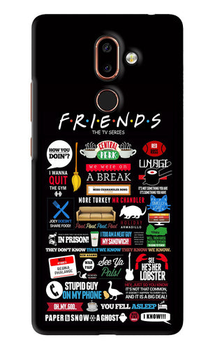 FRIENDS Nokia 7 Plus Back Skin Wrap