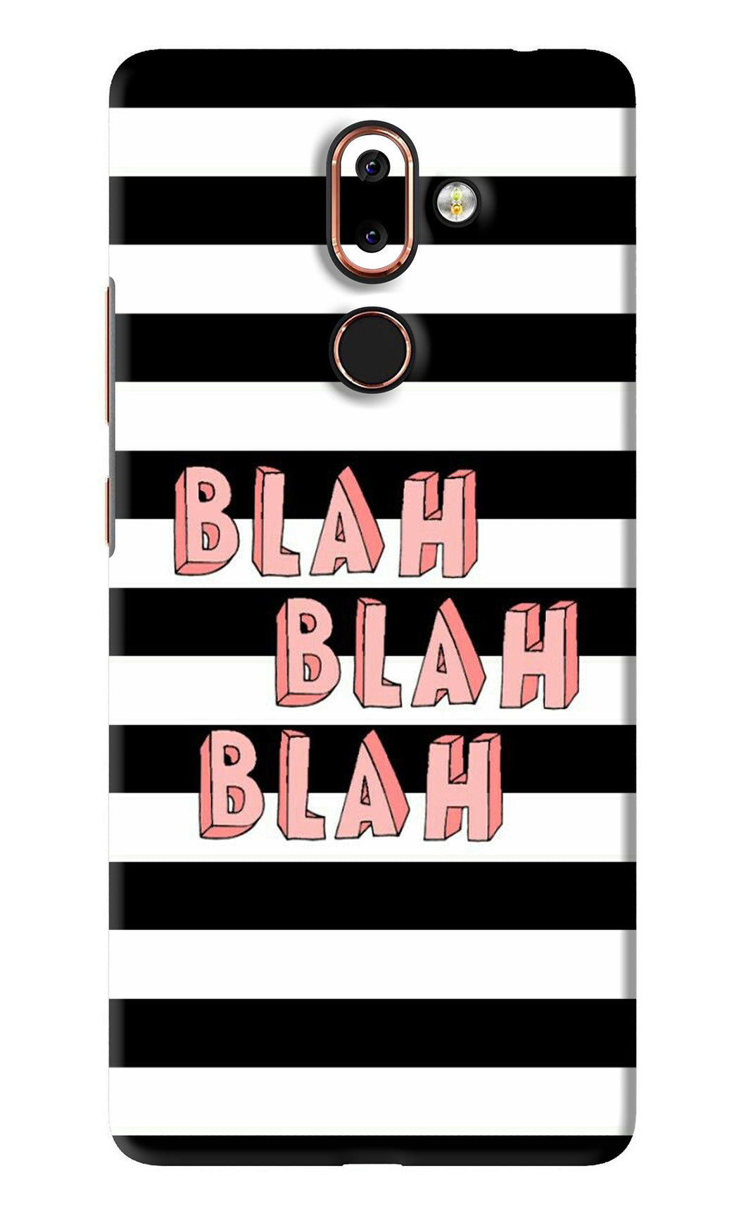 Blah Blah Blah Nokia 7 Plus Back Skin Wrap