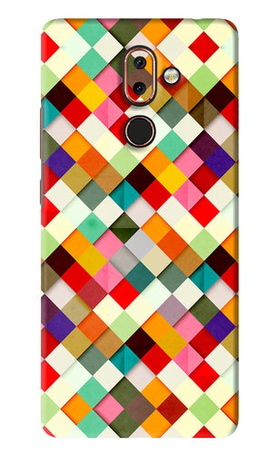 Geometric Abstract Colorful Nokia 7 Plus Back Skin Wrap