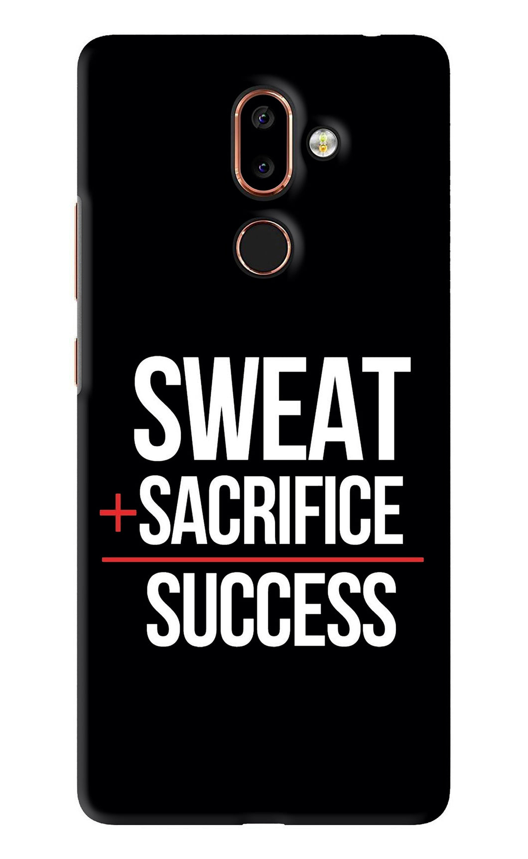 Sweat Sacrifice Success Nokia 7 Plus Back Skin Wrap