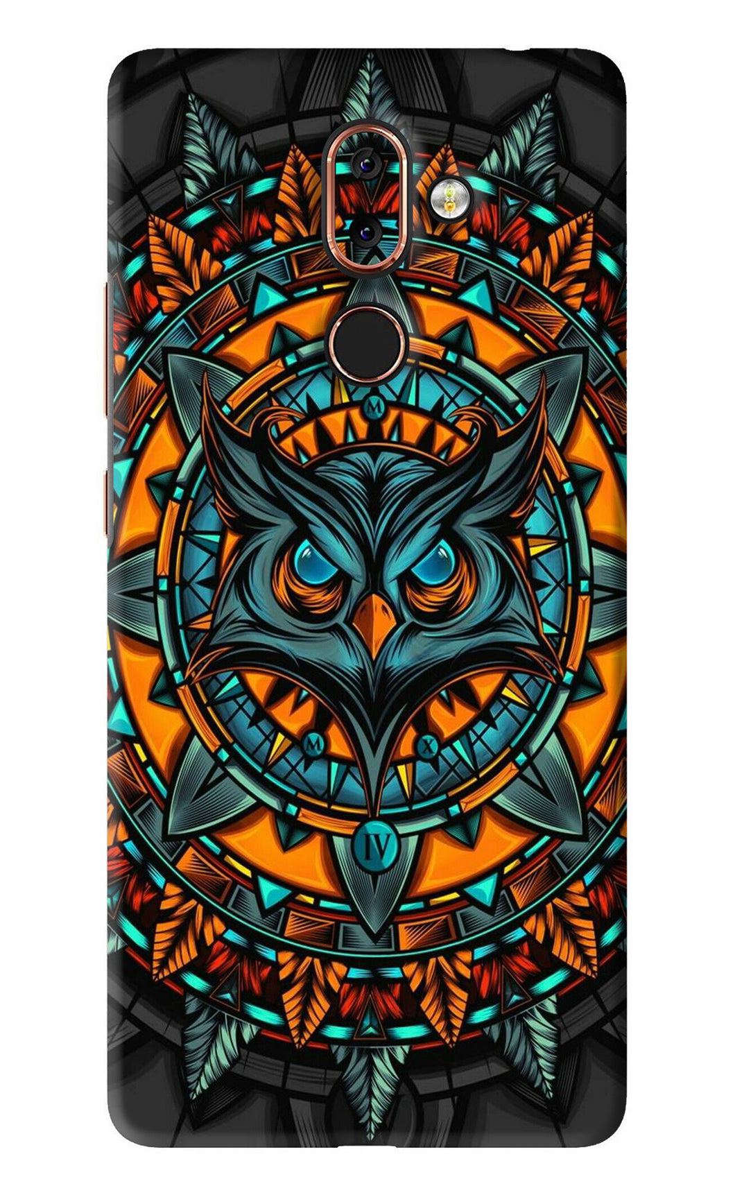 Angry Owl Art Nokia 7 Plus Back Skin Wrap