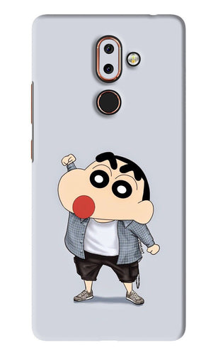Shinchan Nokia 7 Plus Back Skin Wrap