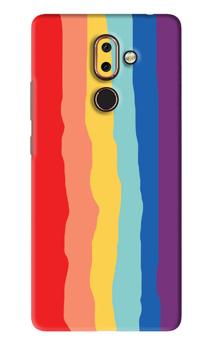 Rainbow Nokia 7 Plus Back Skin Wrap