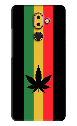 Weed Flag Nokia 7 Plus Back Skin Wrap