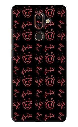 Devil Nokia 7 Plus Back Skin Wrap