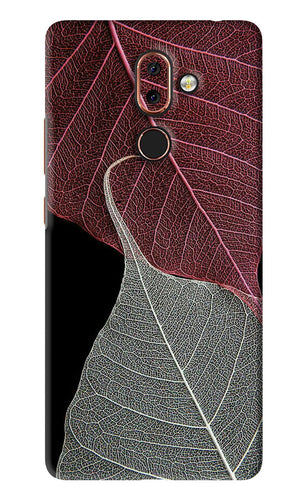 Leaf Pattern Nokia 7 Plus Back Skin Wrap