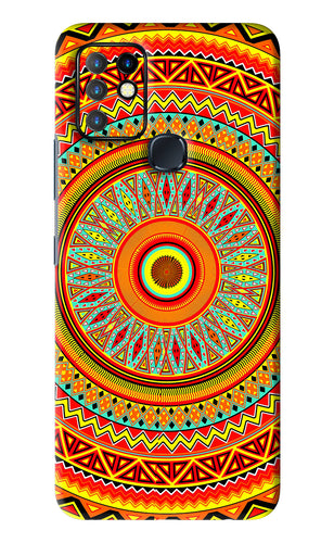 Mandala Pattern Infinix Hot 10 - No Sides Back Skin Wrap