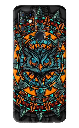 Angry Owl Art Infinix Hot 10 - No Sides Back Skin Wrap