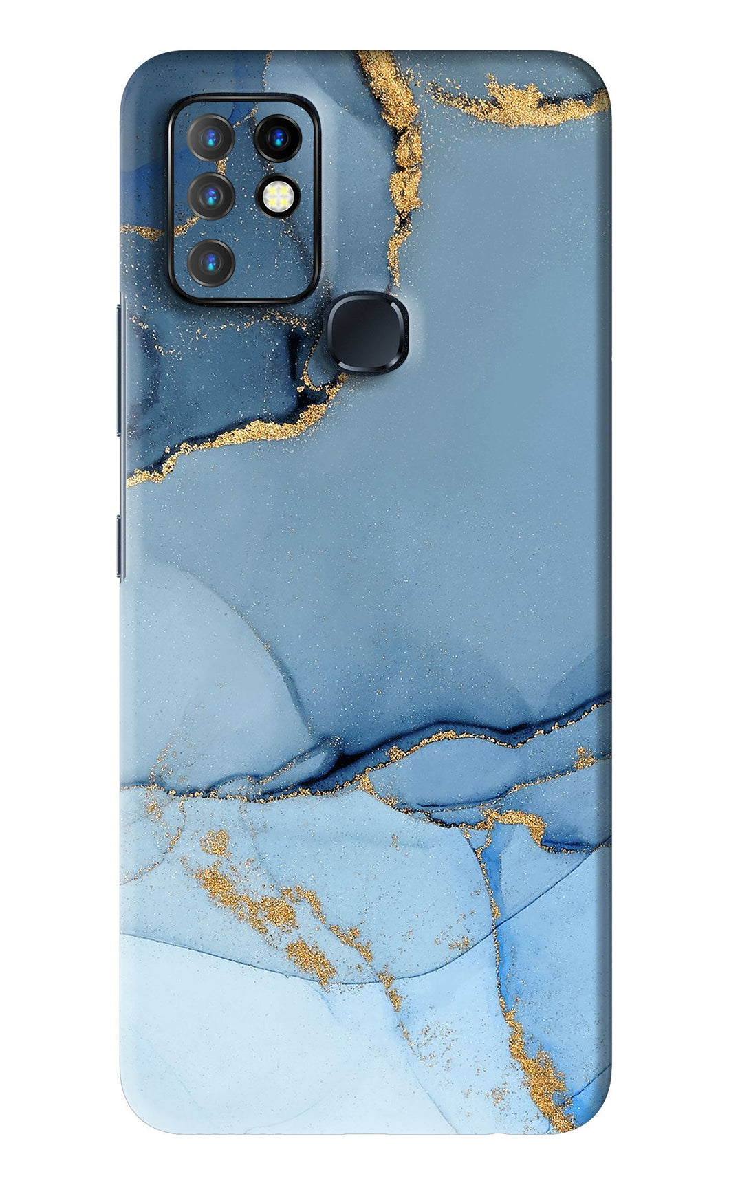 Blue Marble 1 Infinix Hot 10 - No Sides Back Skin Wrap