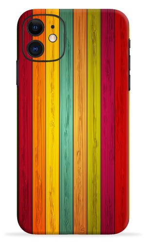Multicolor Wooden Mobile Skin