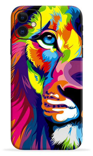 Lion Half Face Mobile Skin