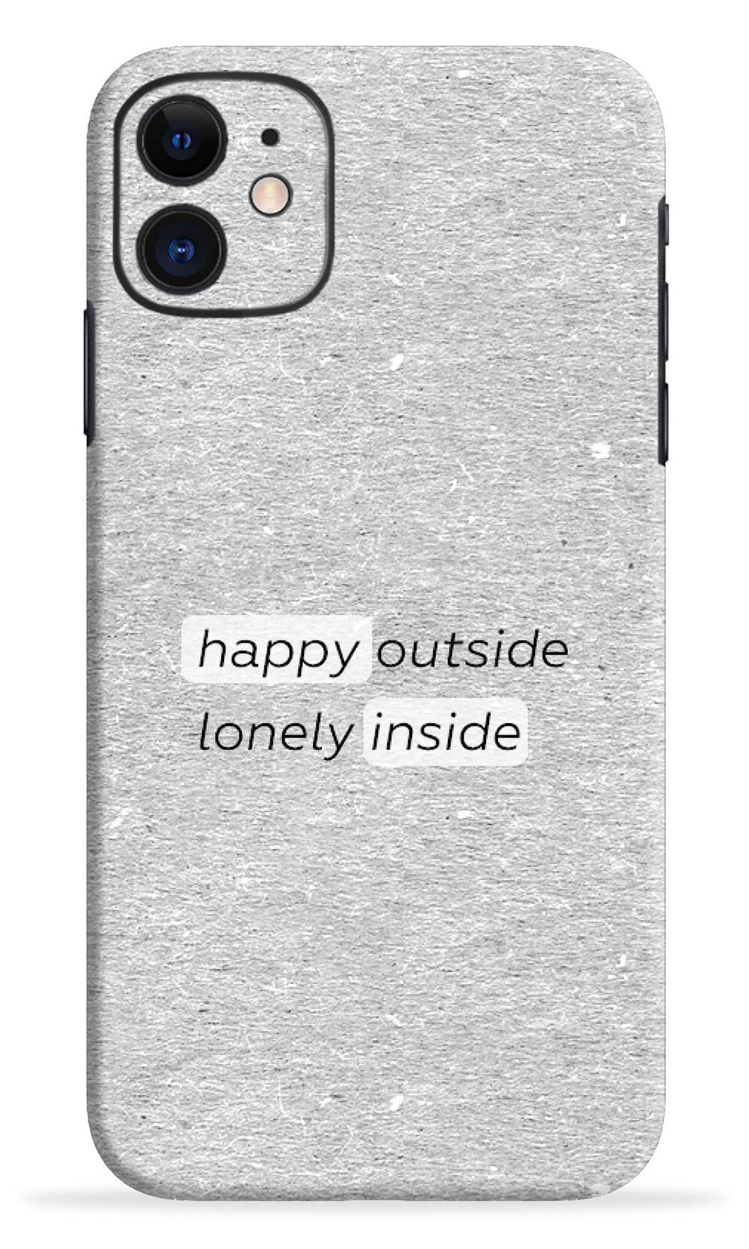 Happy Outside Lonely Inside Mobile Skin