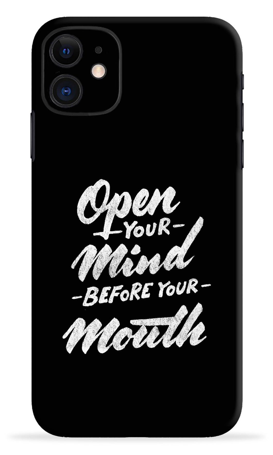Open Your Mind Before Your Mouth Mobile Skin
