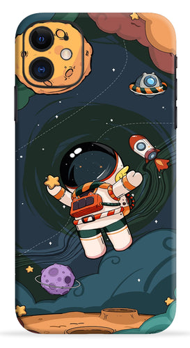 Cartoon Astronaut Mobile Skin Wrap