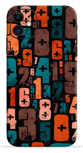 Numbers Mobile Skin Wrap