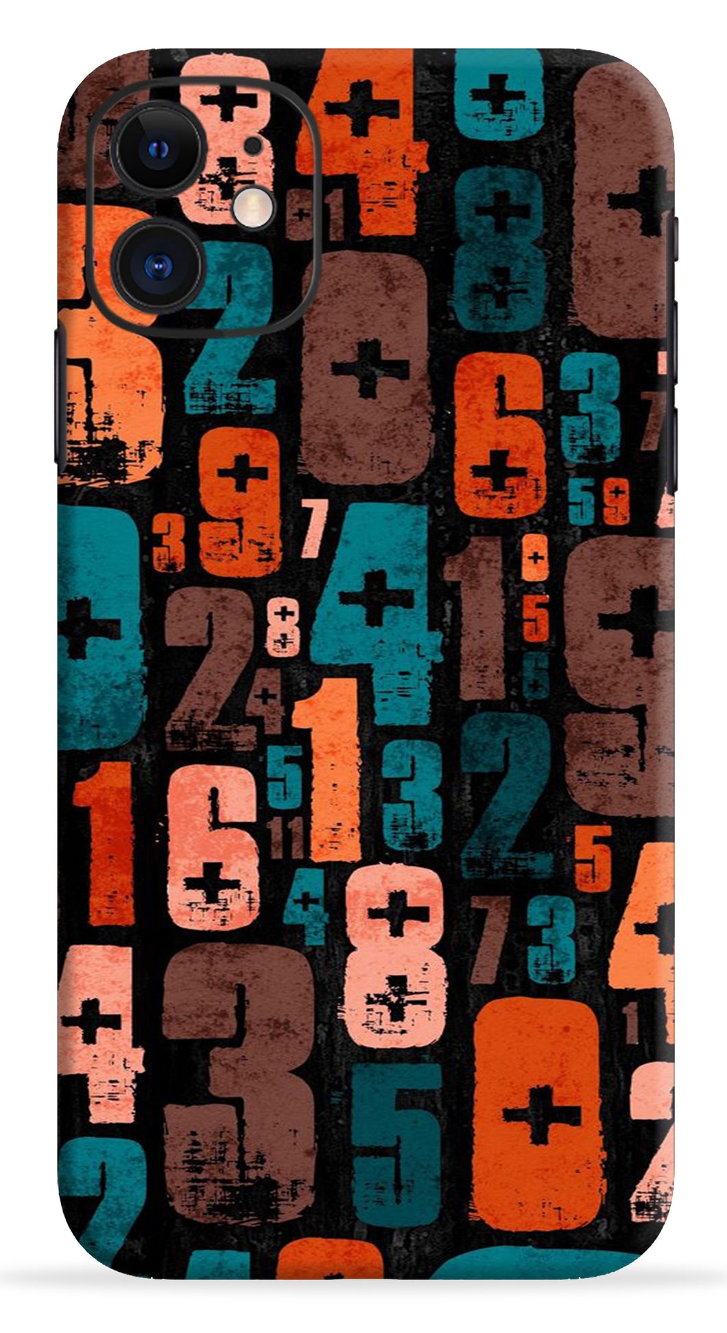 Numbers Mobile Skin Wrap