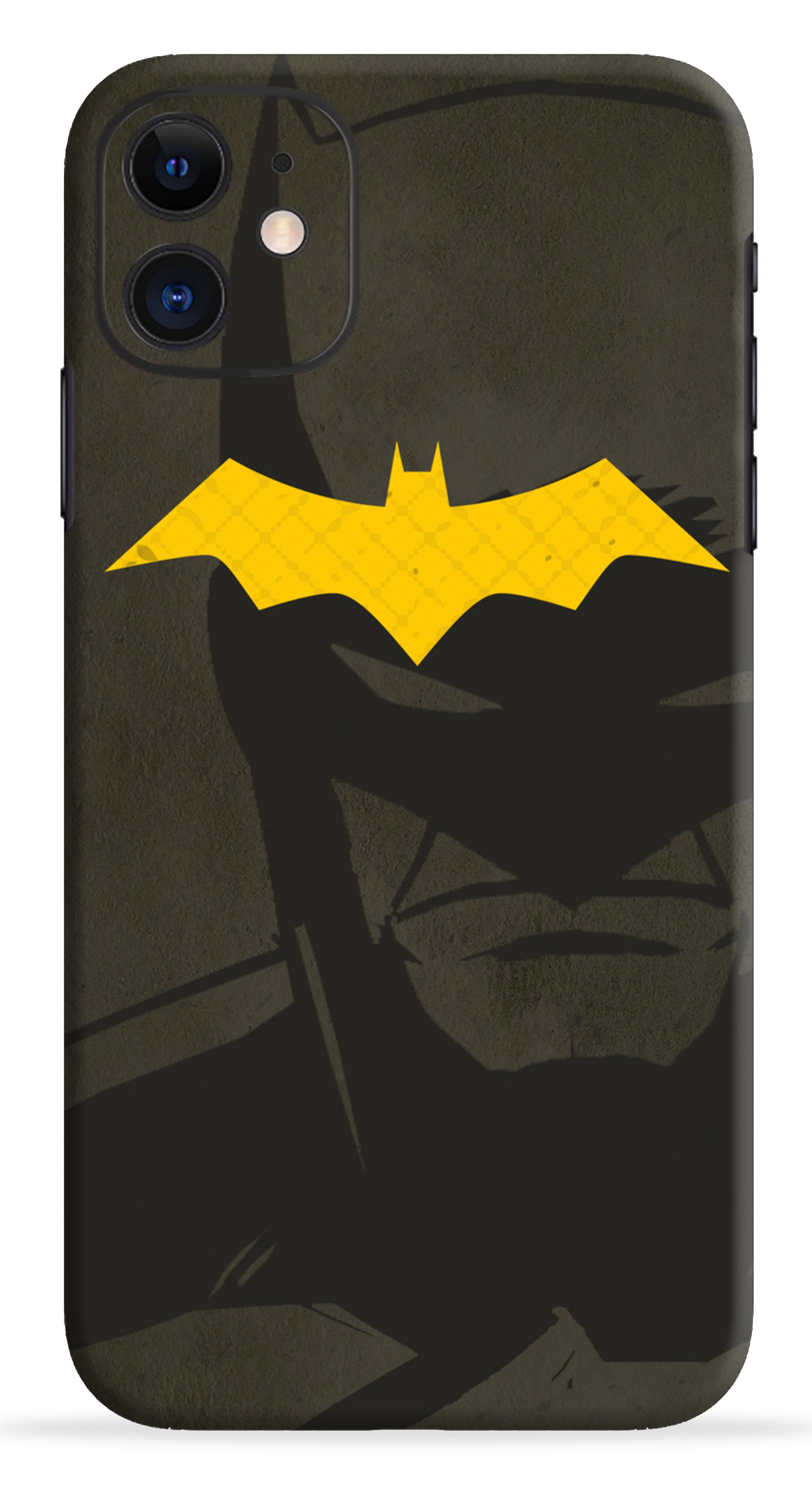 Batman Yellow Logo Mobile Skin Wrap | Premium Quality Wraps – SkinLelo