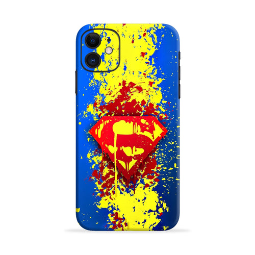 Superman logo Tecno Camon i - No Sides Back Skin Wrap