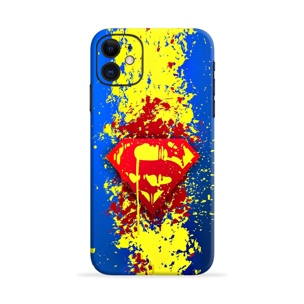 Superman logo Tecno Camon iAce 2 KB2 - No Sides Back Skin Wrap