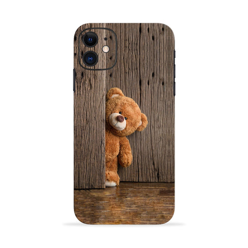 Teddy Wooden Micromax Canvas 2 Plus Back Skin Wrap